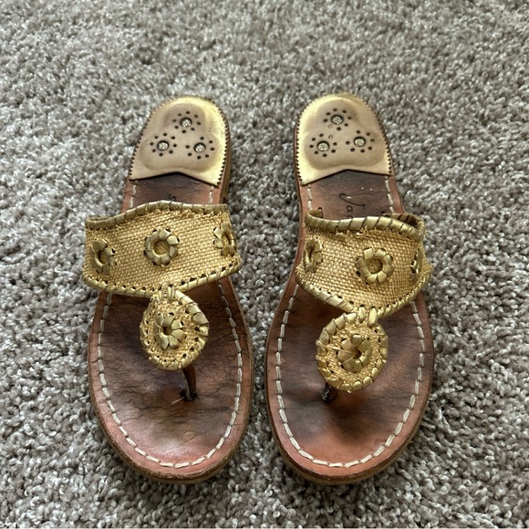 Gold and Burlap Jack Rodgers - Picture 6 of 11